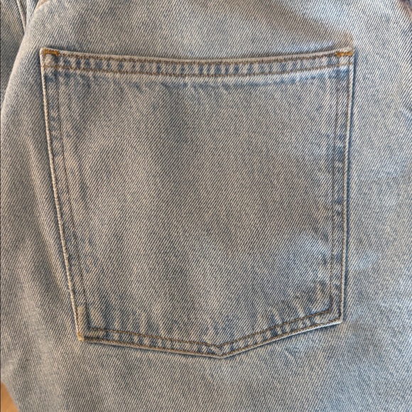 Agolde Light Blue Straight Jeans - Picture 3 of 6